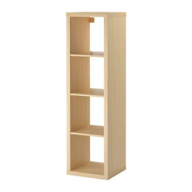 کتابخانه  4x1 خودرنگ ایکیا KALLAX کتابخانه Kallax