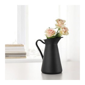 پارچ لعابی مشکی ایکیا SOCKER پارچ لعابی مشکی SOCKER