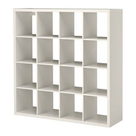 کتابخانه چوبی سفید 4x4 ایکیا KALLAX کتابخانه سفید KALLAX