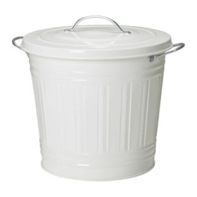 سطل سفید 16 لیتری ایکیا KNODD سطل سفید 16لیتری KNODD