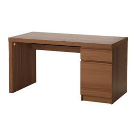 میز تحریر 140x65 گردویی ایکیا MALM میز تحریر 140x65 گردویی ایکیا MALM