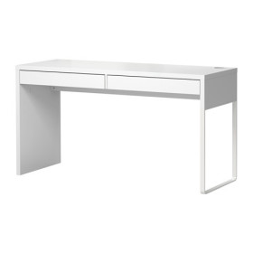 میز تحریر سفید 142x50 کشو دار ایکیا MICKE میز تحریر سفید 142x50 کشو دار ایکیا MICKE