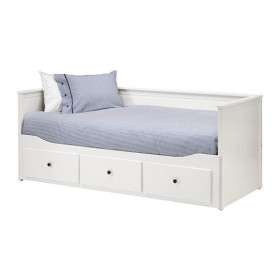 کاناپه تخت خوابشو 211×168 سفید ایکیا HEMNES کاناپه تخت خوابشو سفید ایکیا HEMNES