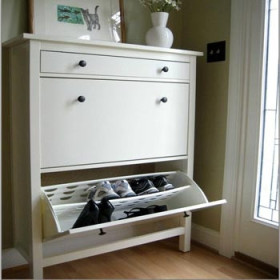 جا کفشی سفید ایکیا HEMNES جا کفشی سفید ایکیا HEMNES
