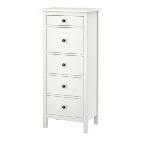 دراور پنج کشو سفید ایکیا HEMNES دراور پنج کشو سفید ایکیا HEMNES