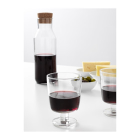 گیلاس پایه دار بلور ایکیا IKEA365 گیلاس پایه دار بلور ایکیا IKEA365