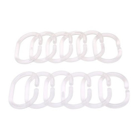 گیره 12تایی پرده حمام ایکیا RINGSJON گیره 12تایی پرده حمام ایکیا RINGSJON