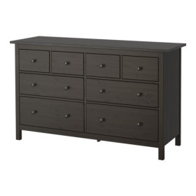 دراور قهوه ای تیره ایکیا HEMNES دراور hemnes