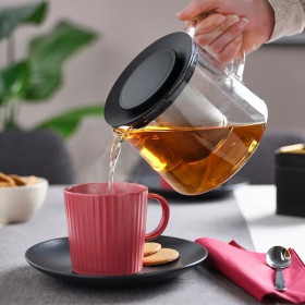 قوری شیشه ای کوچک ایکیا  RIKLIG قوری شیشه ای     riklig