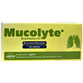 قرص MUCOLYTE (bromhexine) قرص MUCOLYTE (bromhexine)