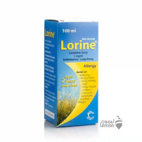 شربت loratadine 1mg/ml) LORINE) شربت loratadine 1mg/ml) LORINE)